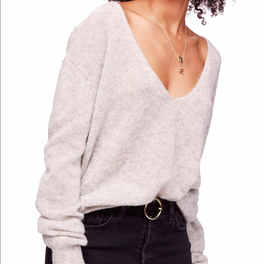 Free People Gossamer V-Neck Sweater